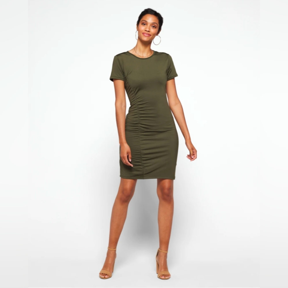 Kate Ruched Knit Dress